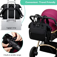 Sac à couches convertible de grande capacité Caddy de rangement de couches pour bébé imperméable à la mode pour la maternité en plein air