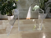 Boîte de rangement AuraVault en acrylique ultra-transparente, qualité muséale, avec couvercle magnétique, protection UV, pour usage domestique