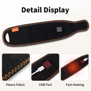 Bracelet chauffant intelligent, chargement USB, 3 niveaux <span class=keywords><strong>de</strong></span> chaleur, minuterie <span class=keywords><strong>de</strong></span> 25 minutes, léger, soulagement <span class=keywords><strong>de</strong></span> la douleur au poignet, pour le travail quotidien et les sports - Product Image 5