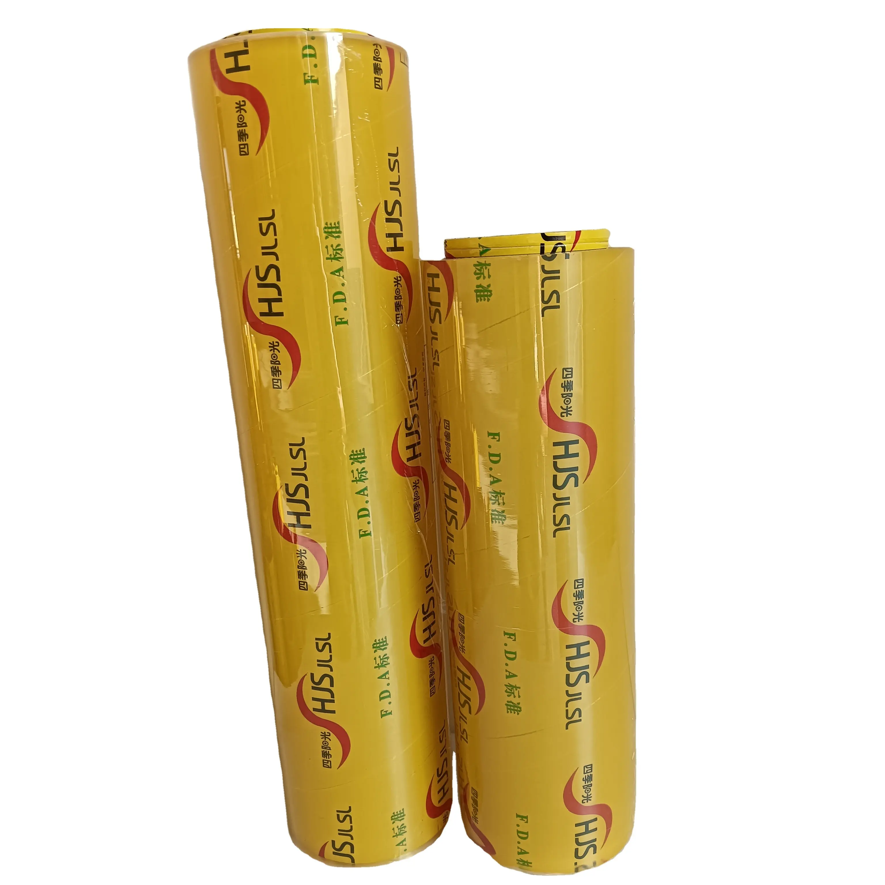 Alta qualidade PVC película aderente para alimentos plástico filme aderente Food Wrap com cortador Stretch Film Wrap