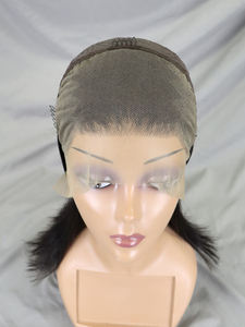 วิกผมบ๊อบตรงติดกระดูกจากเวียดนามสำหรับผู้หญิงวิก<span class=keywords><strong>ผม</strong></span>บ๊อบแบบสั้นติดกาวด้านหน้าวิก<span class=keywords><strong>ผม</strong></span>สองชั้น - Product Image 5