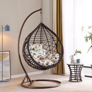 Modern Customizable Folding <strong>Egg</strong> <strong>Chair</strong> with Metal Stand <strong>Garden</strong> Patio Outdoor Rattan Wicker Swing Factory Customizable - Product Image 4