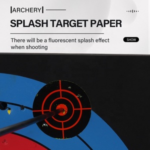 Tự dính mục tiêu dán 200 tờ chụp Splatter mục tiêu dán CuộN bắn cung 3 inch mục tiêu dán mặt CuộN - Product Image 6