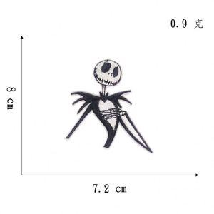 NEW Iron on Embroidery Bloodcurdling Style Skull Patch for Clothes Bag Decoration - Product Image 5