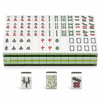Juego de Mahjong Americano Mini de Edición Limitada para Halloween, Fichas de Acrílico Sólido con Bloques de Color, Venta al por Mayor, Regalo Promocional para Días Festivos