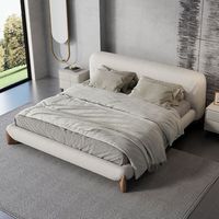 Meubles modernes de luxe en bois doubles lits king size design de mobilier cadre de lit queen size simple meubles de maison confortables et ensemble de chambre à coucher