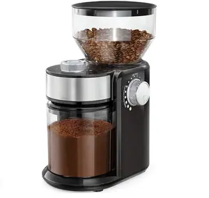 Có thể điều chỉnh Burr Mill với 25 chính xác xay thiết lập hình nón Burr Máy xay cà phê electircs pháp Báo Chí Espresso Máy xay