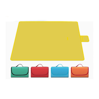 Tapis de pique-nique pliable de couleur unie, résistant à l'usure, en tissu Oxford, imperméable et résistant à l'humidité, logo personnalisable