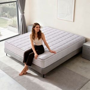 King Queen <b>Single</b> Full Size Modern <b>Foam</b> Quiet Pocket Spring <b>Mattress</b> School Hospital Hotel Use High Quality OEM - Product Image 1