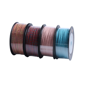 Longjie bông chủ đề Trung Quốc thắt nút Dây trang sức tự làm vật liệu dệt trang sức dây 28 màu Tay Cọ xát bông dây - Product Image 6