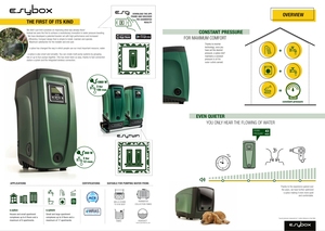 Pompe à pression constante DA Bpump EsyBox MINI3, pompe de surpression pour eau domestique, pompe à eau automatique domestique, pompe de fontaine - Product Image 2