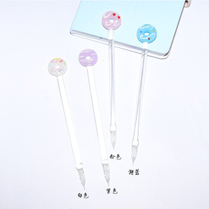 <span class=keywords><strong>Pluma</strong></span> de Tinta de Vidrio Popular con Diseño de Flor de Cerezo Oriental, Ideal para Principiantes y Profesionales, con Empaque Personalizado Disponible - Product Image 2
