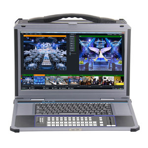 Mezclador de video Switcher 1080p Codificador Equipo de estudio de radio Radiodifusión Estación de televisión Transmisión en vivo todo en uno - Product Image 1