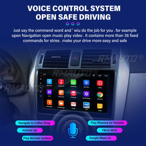 Reproductor de Radio para Auto Android 10 para Toyota Corolla E140 E150 2006 2007-2013 Multimedia Video CarPlay 2din con Navegación GPS 4G - Product Image 2