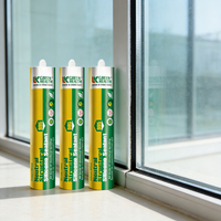 Scellant silicone 995, monocomposant, colle structurelle pour vitrage, pierre, marbre, aluminium, façades de bâtiments