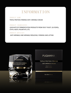 OEM PUQIANNA fabbrica personalizzato schiarente Anti-macchie collagene tripla proteina rassodante <span class=keywords><strong>crema</strong></span> per il <span class=keywords><strong>viso</strong></span> <span class=keywords><strong>antirughe</strong></span> - Product Image 2