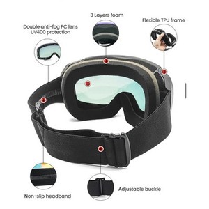 Masque de ski personnalisé avec logo pour enfants et adultes, double couche, réglable, protection pour hommes et femmes - Product Image 4