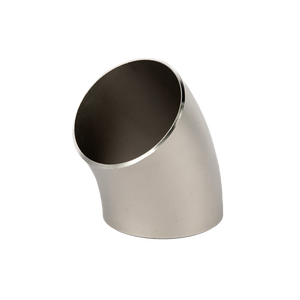 Трубопроводные фитинги из нержавеющей стали 304/316, бесшовные, под приварку, отвод 45 градусов, DIN 2616 SCH40, для высокого давления - Product Image 2