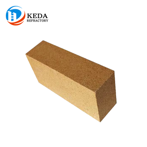 Gelber Feuerfester Tonziegel für Brennöfen - Keda Lieferant Großhandel Spezialgeformter Ziegel - 35-45% Al2O3 - Mittelfeuerfest - Product Image 3