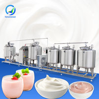 Industriële automatische roestvrijstalen melkpasteurisatietank, yoghurtmaker, yoghurtproductielijn