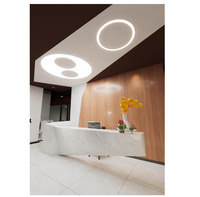 Extrusion montée suspendue de profil en aluminium circulaire de LED pour la taille de lumière de bande de LED dans 35mm avec la largeur adaptée aux besoins du client