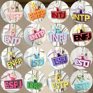 Accesorios para Mochila con Figura de las 16 Personalidades del MBTI, Colgante Creativo de Fieltro, ESFP ENTP INFJ, Decoración para Bolsos de Niños y Niñas, Regalo para Fans - Product Image 2
