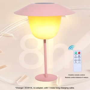 Lámpara Solar LED Inalámbrica Recargable para Decoración de Jardín y Hogar, Moderna, para Restaurante y Mesita de Noche - Product Image 3