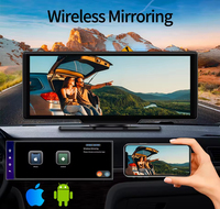 Moniteur de Voiture Intelligent PND MP5 DVR 11.26 Pouces avec Écran Carplay, Dashcam, Airplay, Android Auto et Navigation
