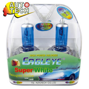 Bombilla de Repuesto para Faros Delanteros de Automóvil H4 Halógena 12V60/55W, Cristal de Cuarzo Blanco <span class=keywords><strong>Azul</strong></span>, Venta al por Mayor de Fábrica - Product Image 1