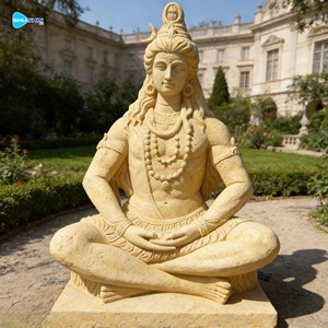 Estátua de Mármore de Durga Maa Makrana em Tamanho Real para Exterior, Escultura de Pedra de Deusa Indiana, Estátuas de Deuses Indianos, Escultura de Laxmi - Product Image 2