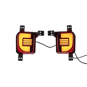 Carmates ไฟเบรค LED DRL ไฟท้ายรถไฟกันชนพร้อมสัญญาณไฟเลี้ยวสำหรับ <span class=keywords><strong>Ford</strong></span> <span class=keywords><strong>Everest</strong></span> <span class=keywords><strong>2022</strong></span> 2023 - Product Image 1