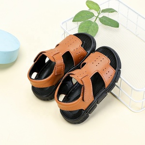 Sandales de plage pour enfants, 3 couleurs, été, garçons, semelle souple antidérapante, 3-6 ans, chaussures pour bébé - Product Image 4