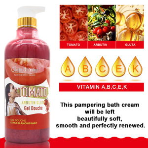 <span class=keywords><strong>Gel</strong></span> Doccia OEM da 1000ML al Pomodoro Naturale con Arbutina Esfoliante Pulizia Profonda Nutriente Doppio Effetto Sbiancante Bagnoschiuma - Product Image 4