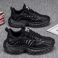 Chaussures basses pour hommes à semelle épaisse et rehaussée, style 'Daddy', ultra-légères, pour la course décontractée en extérieur, grandes tailles, pour le streaming en direct