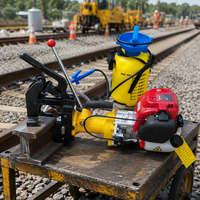 Machine de perçage de rails à essence pour les trous de jonction de rail et les trous de broches de fixation de fils