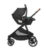 Poussette Bebeconfort Luvia Trio Confort pour bébés jusqu'à 22 kg, adaptateurs de siège auto inclus, poussettes pour enfants de 0 à 4 ans