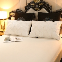 Coussin de lit de luxe en duvet d'oie blanc 95% pour hôtel, insert de coussin 100% duvet d'oie, doux et confortable