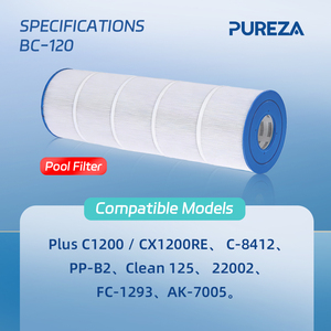 Filtro de Repuesto para <span class=keywords><strong>Piscina</strong></span> Compatible con Hayward C1200 CX1200RE C-8412, Filbur FC-1293 PCCF-125, 817-0125N, 120 Pies Cuadrados Cartucho Ft - Product Image 2