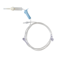 Livraison de médicaments médical jetable AMSafe IV Set Split Septum et AMSafe Needleless Y Site Non ventilé Spike 83"