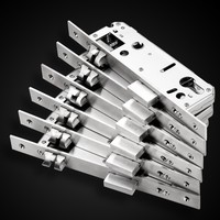 Aiendi Fingerprint Lock Special Household Stainless Steel Security Door Double Express 8535 Lock Body 40 Entrance Door Wooden