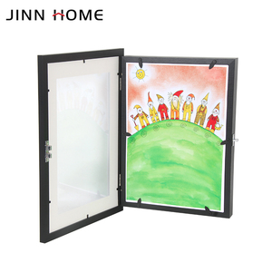 Bán buôn A4 10x14inch bóng đen khung hộp trắng Mat trẻ em nghệ thuật hình ảnh khung ảnh với Kính - Product Image 6