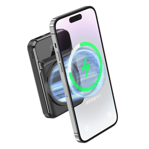 Nuevo Banco de <span class=keywords><strong>Energía</strong></span> Inalámbrico Magnético de 10000mAh, con 3 Cables Integrados y Pantalla, Carga Rápida de 22.5W para Teléfonos Inteligentes - Product Image 5