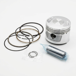 Kit d'assemblage de piston de moteur de moto CG150 de haute qualité 62 mm avec jeu de segments de piston, axe de piston et circlips conformes aux normes OEM - Product Image 1