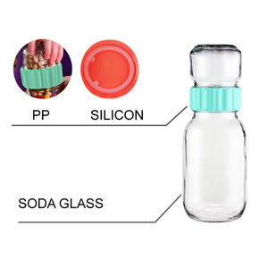 <span class=keywords><strong>Easylife</strong></span> Best-seller bocal Mason en verre avec poignée 550ml/250ml <span class=keywords><strong>2</strong></span>-en-1 bocal Mason en verre à emporter - Product Image 3