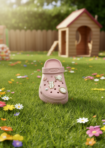 Sandali Zoccoli per Bambini con Spille Animatrici, Taglia 19, per Bambine, Abbigliamento Casual Estivo - Product Image 2