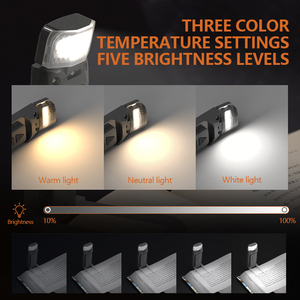 ไฟอ่านหนังสือแบบพับได้รุ่นใหม่ล่าสุด ไฟ LED ขนาดเล็ก ชาร์จผ่าน USB ปรับความสว่างได้ 3 ระดับ ใช้เป็นที่คั่นหนังสือได้ เหมาะสำหรับเด็ก - Product Image 2