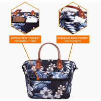 Sac isotherme réutilisable et durable BSCI GRS, grande capacité, avec bandoulière réglable et amovible