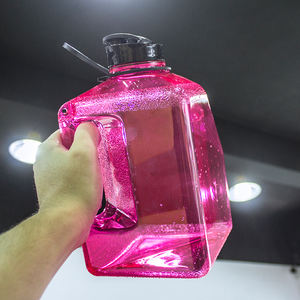 Botella de Agua Deportiva Transparente de 2.7L, a Prueba de Fugas, con Logotipo Personalizado, Ecológica, Apta para Líquidos Calientes, <span class=keywords><strong>Boca</strong></span> Ancha, Tapa con Pajita de PETG - Product Image 1