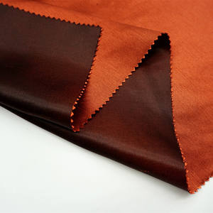 Deux tons slub satin <span class=keywords><strong>doupion</strong></span> <span class=keywords><strong>tissu</strong></span> adapté pour les femmes robe rideau tapisserie d'ameublement - Product Image 3