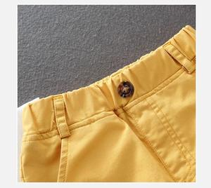 Pantalons d'été pour garçons 2025, salopettes décontractées de style coréen pour bébés et enfants, <span class=keywords><strong>coupe</strong></span> droite - Vêtements tendance étrangers - Product Image 5